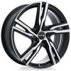 Rtx Alloy Wheel, Gothenburg 20x8 5x108 ET45 CB63.4 Gloss Black Machined 082980